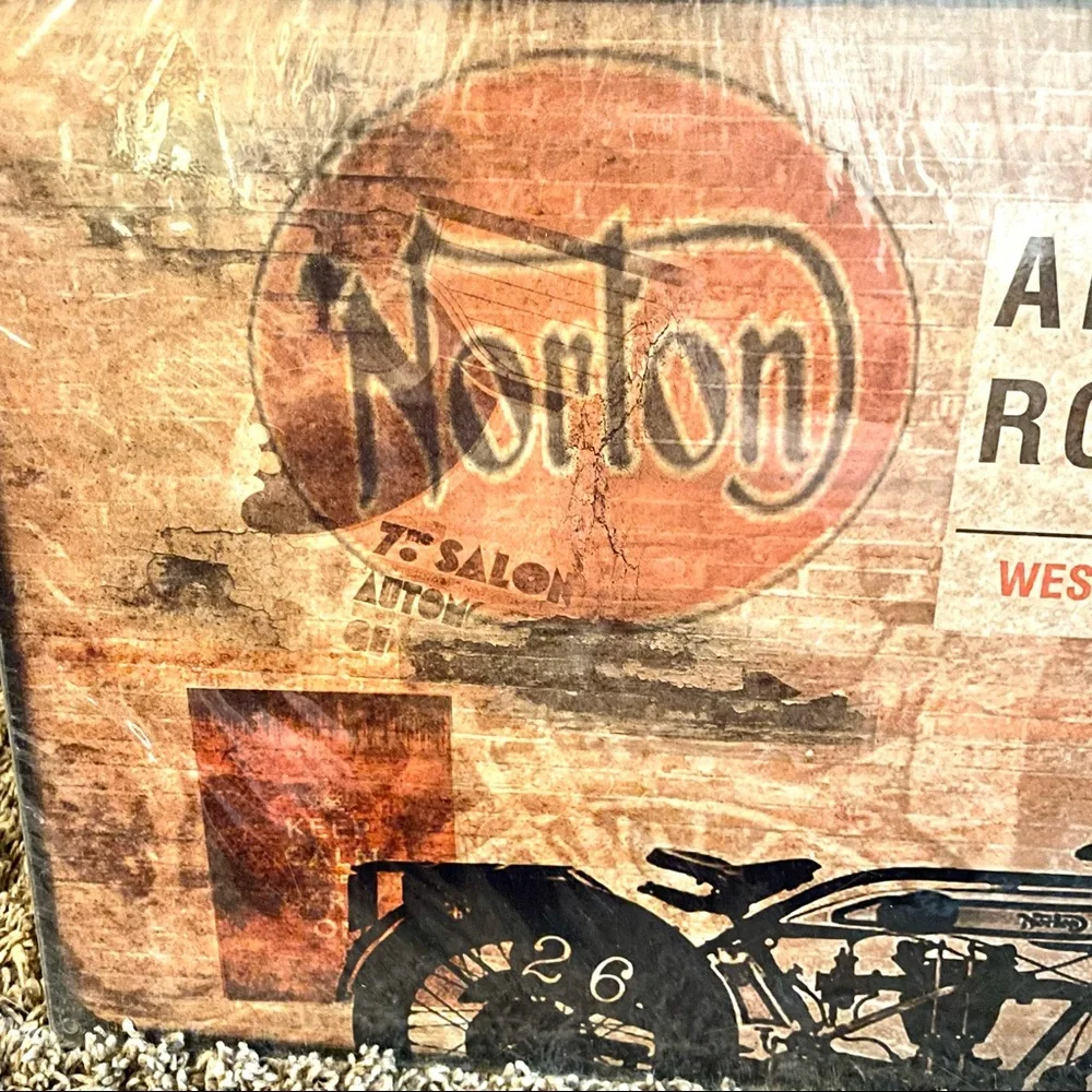 NEW Norton Motorcycle Abbey Road Metal Sign